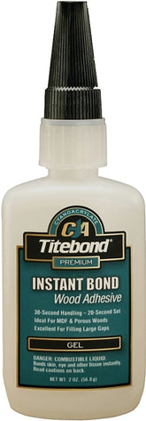 Titebond 6231 Wood Glue, Clear, 2 oz Bottle